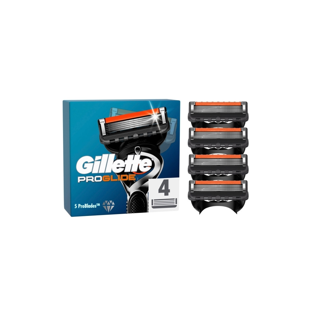 Produktbild för Gillette Proglide Barberblade, 4-pakning