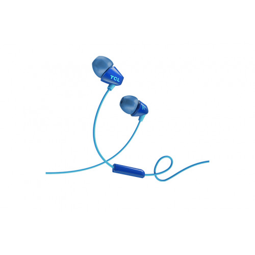 TCL TCL SOCL100BL hörlur och headset Hörlurar Kabel I öra Samtal/musik Bluetooth Blå