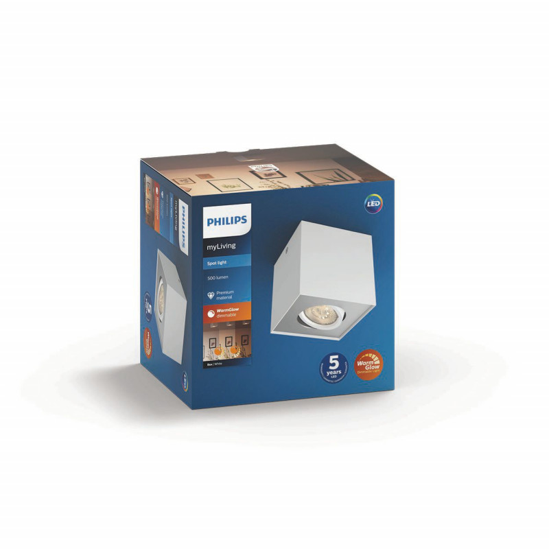 Produktbild för Philips WarmGlow LED Box enkel spot