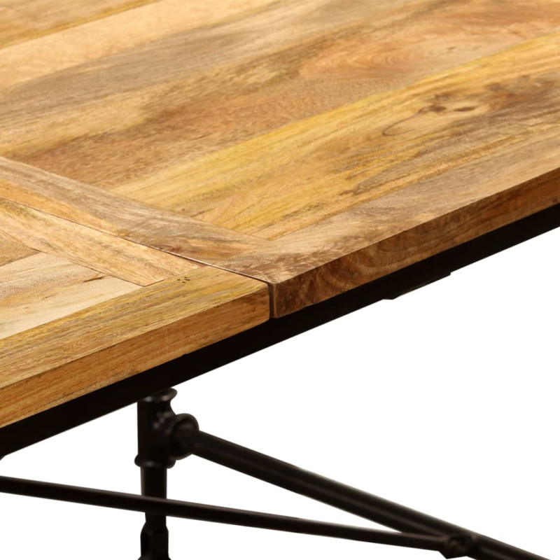Produktbild för Matbord i massivt mangoträ 180 cm