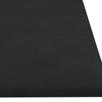 Produktbild för Väggpaneler 12 st Svart 60x15 cm sammet 1,08 m²