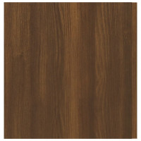 Produktbild för Väggmonterat skåp brun ek 80x39x40 cm konstruerat trä