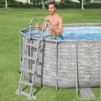 Produktbild för Bestway Pool Power Steel Swim Vista Series set 549x274x122 cm