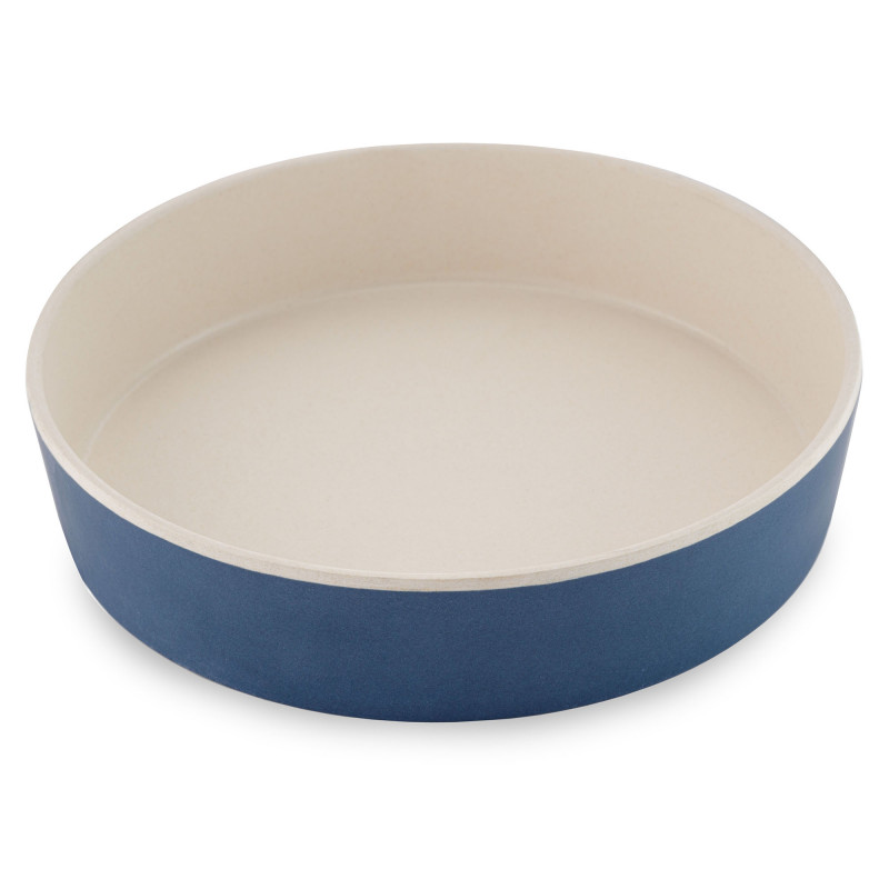 Produktbild för Beco matskål Midnight Blå från växtfibrer 13,5x3cm
