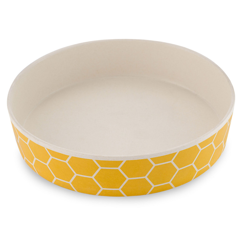 Produktbild för Beco matskål Honeycomb från växtfibrer 13,5x3cm