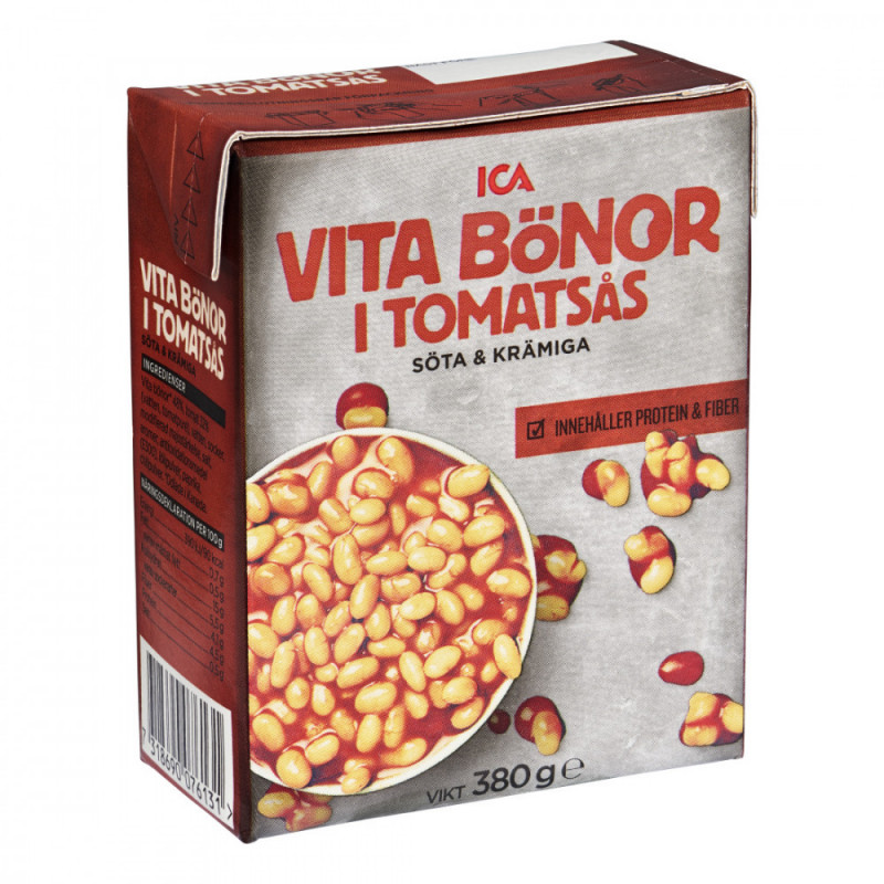 Produktbild för Vita bönor i tomat