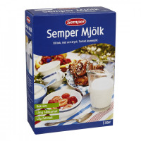 Semper Mjölkpulver till bak mat dryck 5L