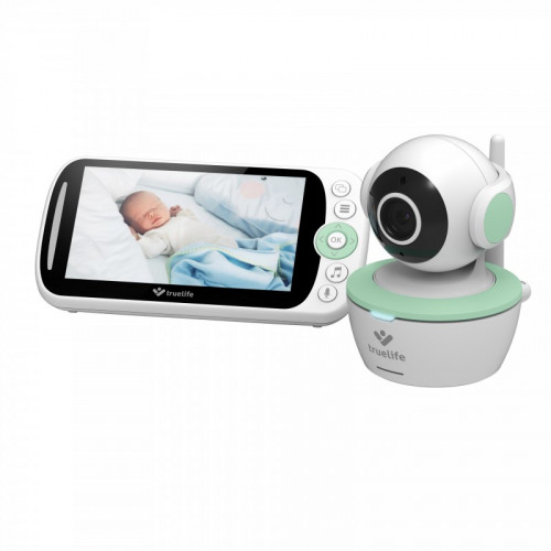 truelife TrueLife TLNCR360 övervakningsmonitorer för bebisar 300 m Wi-Fi Vit