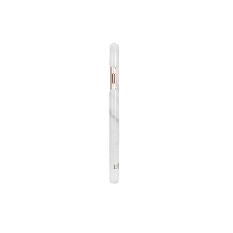 Produktbild för R&F - White Marble - Silver iPhone 7