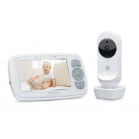 MOTOROLA Motorola EASE34 övervakningsmonitorer för bebisar Wi-Fi Svart, Vit