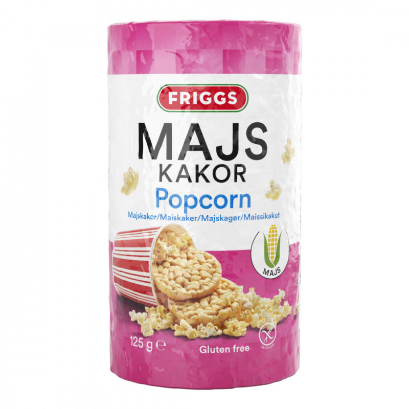 Produktbild för Majskakor Popcorn