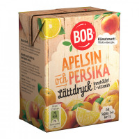 BOB Lättdryck Apelsin och Persika 20cl