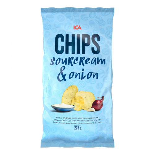 ICA Chips Sourcream & Onion