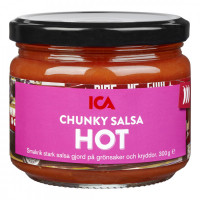 ICA Chunky Salsa Hot 300g