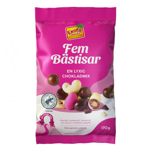 Exotic Snacks Fem bästisar Dragé