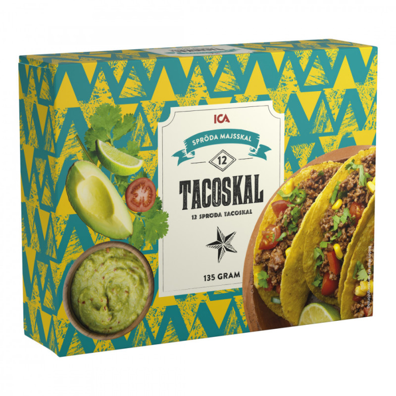 Produktbild för Tacoskal 12 st