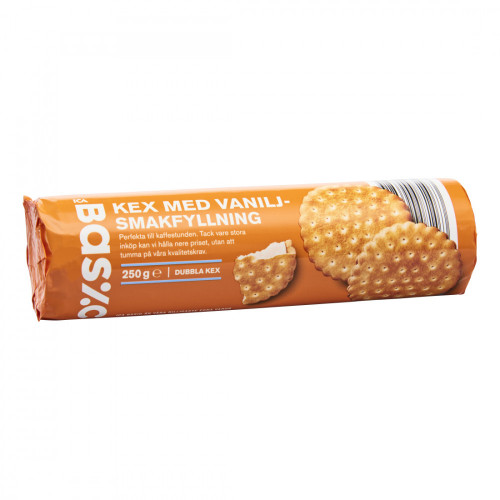 ICA Basic Kex vaniljfyllning