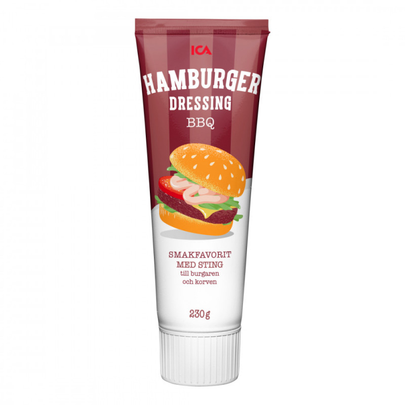 Produktbild för Hamburgdressin BBQ