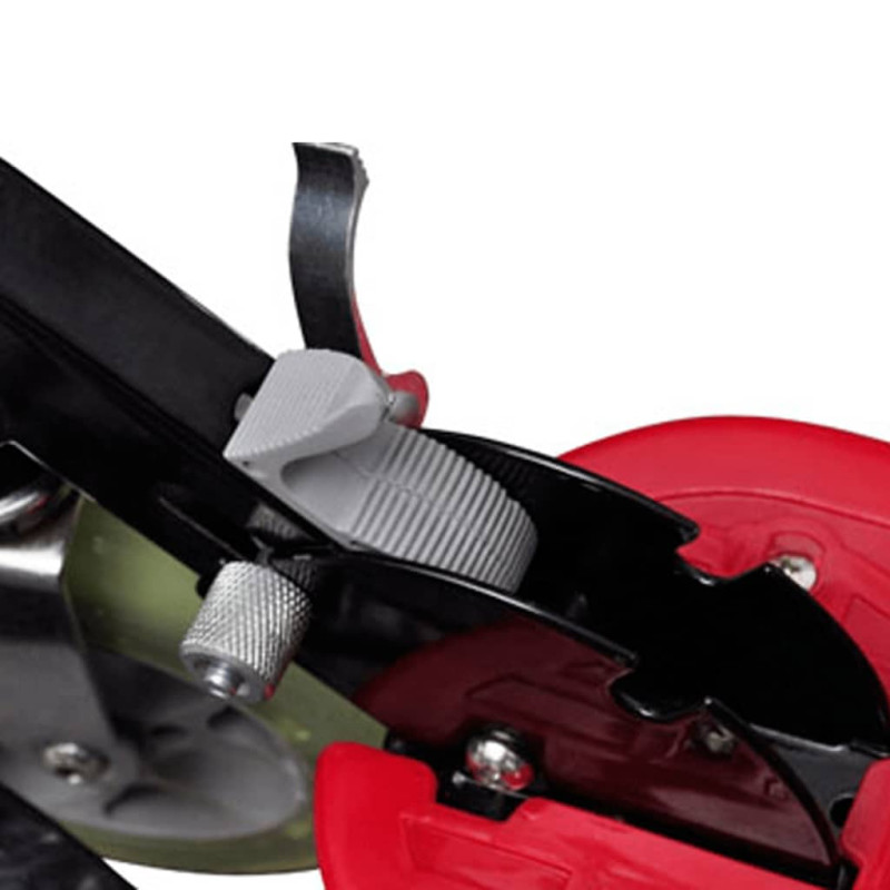 Produktbild för Elsparkcykel med sadel 120 W röd