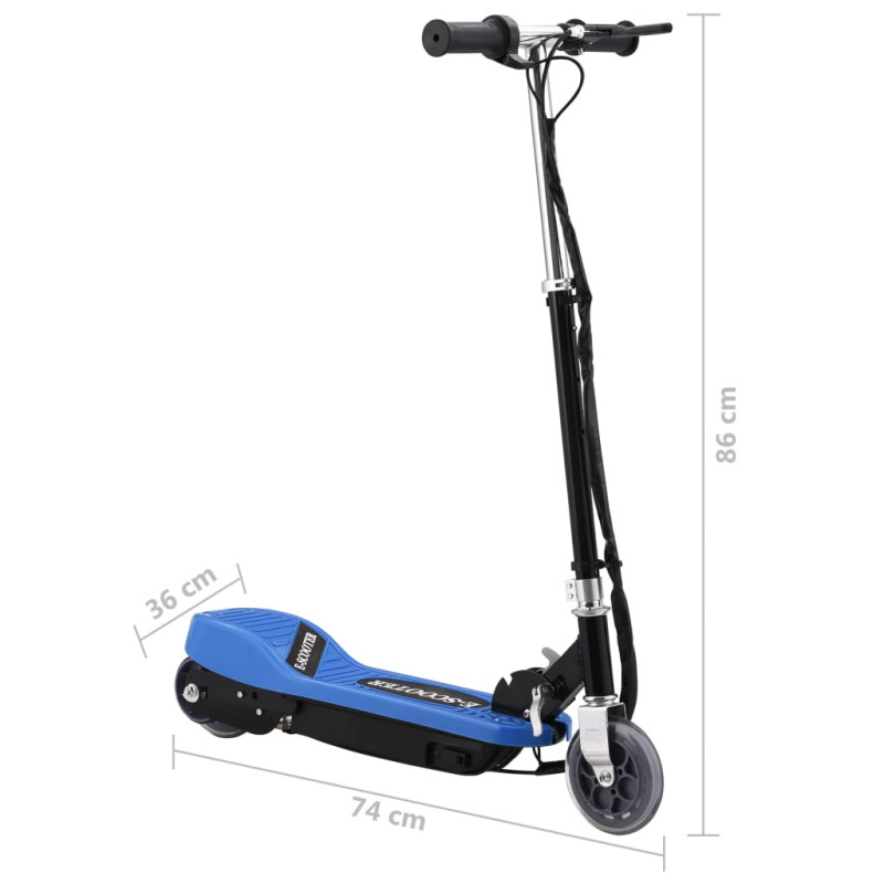 Produktbild för Elektrisk sparkcykel 120 W blå