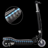 Miniatyr av produktbild för Elektrisk sparkcykel med LED 120 W svart