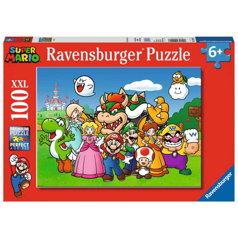 Produktbild för Ravensburger Super Mario Fun 100 Teile XXL Pussel 100 styck Videospel