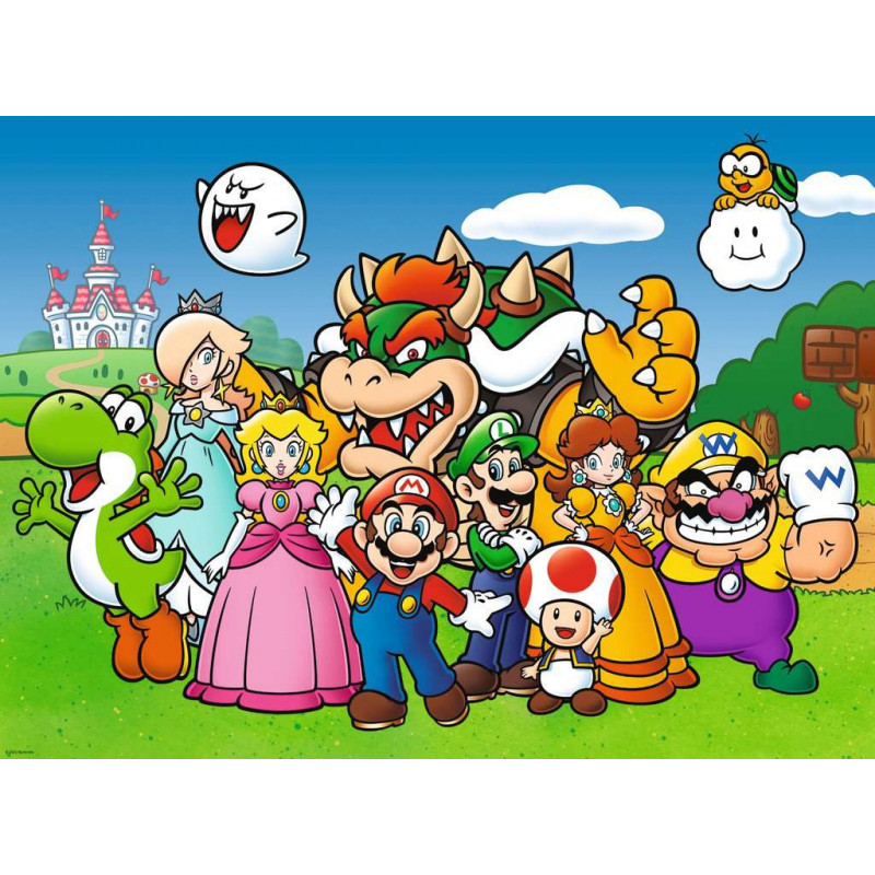 Produktbild för Ravensburger Super Mario Fun 100 Teile XXL Pussel 100 styck Videospel
