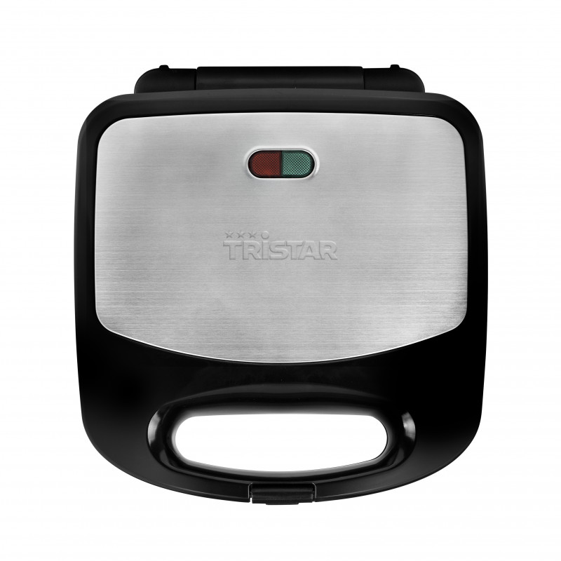 Produktbild för Tristar SA-3070 smörgåsgrill 800 W Svart, Rostfritt stål