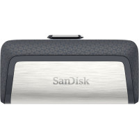 SANDISK SanDisk Ultra Dual Drive USB Type-C USB-sticka 64 GB USB Type-A / USB Type-C 3.2 Gen 1 (3.1 Gen 1) Svart, Silver