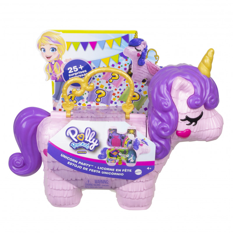 Produktbild för Polly Pocket Unicorn Party
