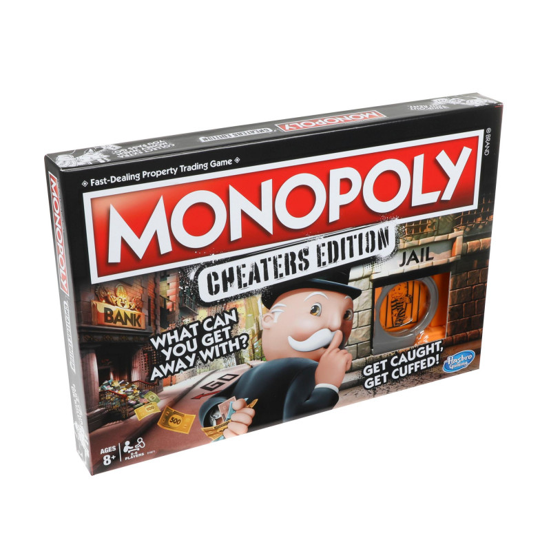 Produktbild för Hasbro Monopoly Game: Cheaters Edition (OBS! Spelet är på danska)