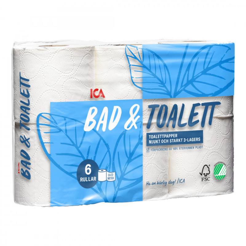 Produktbild för Bad&Toalettpapper