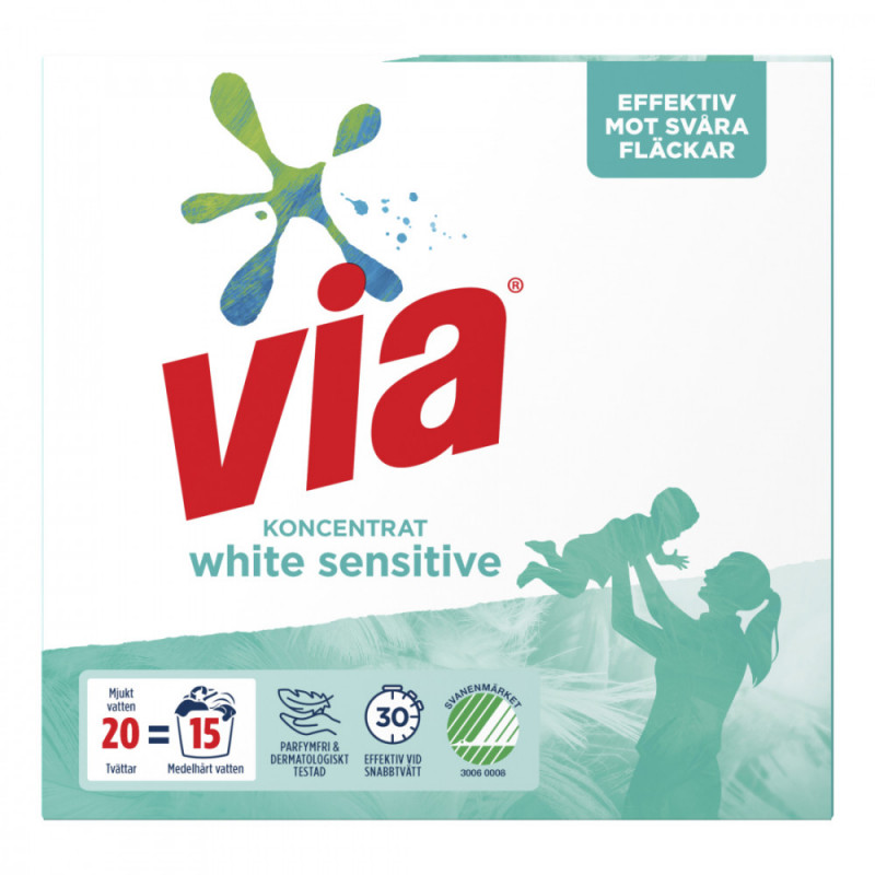 Produktbild för Tvättm White sensi