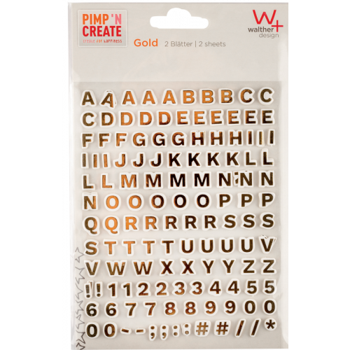 WALTHER Walther Adhesive letters Gold