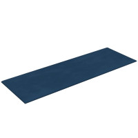 Produktbild för Väggpaneler 12 st blå 90x30 cm sammet 3,24 m²