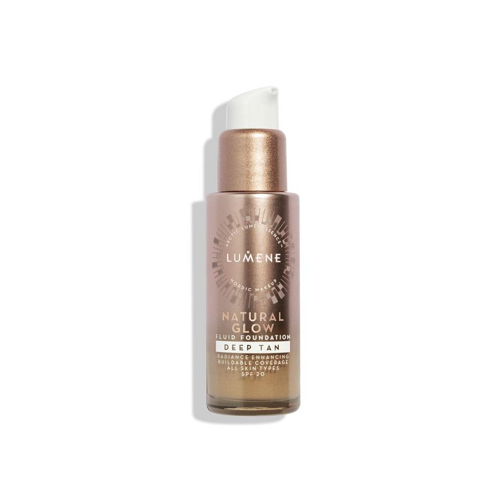 Produktbild för Natural Glow Fluid Foundation Spf20 Deep Tan 30ml