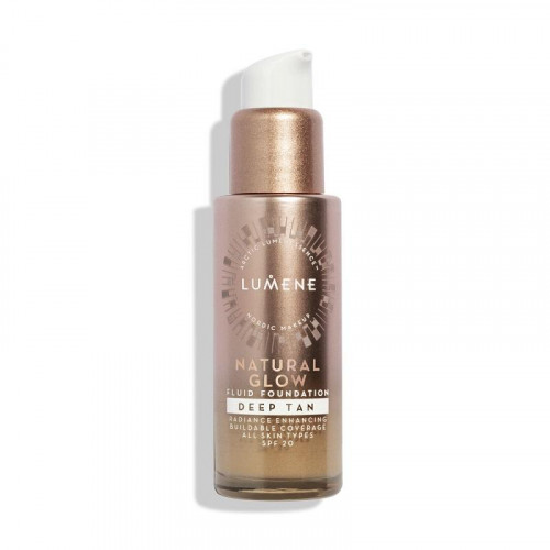 Lumene Natural Glow Fluid Foundation Spf20 Deep Tan 30ml