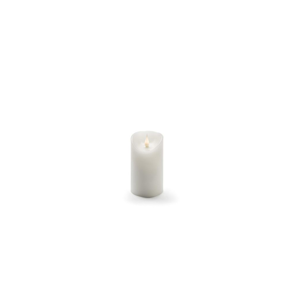 Produktbild för Vaxljus varmvit LED 7,6x12,7cm