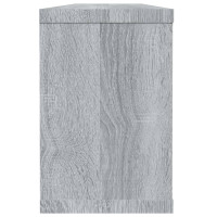 Produktbild för Vägghyllor 4 st grå sonoma 60x15x23 cm konstruerat trä