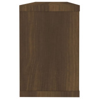 Produktbild för Vägghyllor 2 st brun ek 60x15x23 cm konstruerat trä