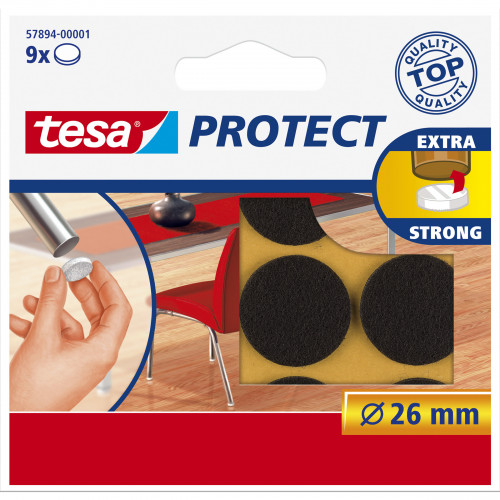 Beiersdorf TESA Protect möbeltass 9 styck Rektangulär