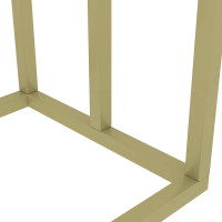 Produktbild för Fristående handdukshängare guld 48x24x79 cm järn