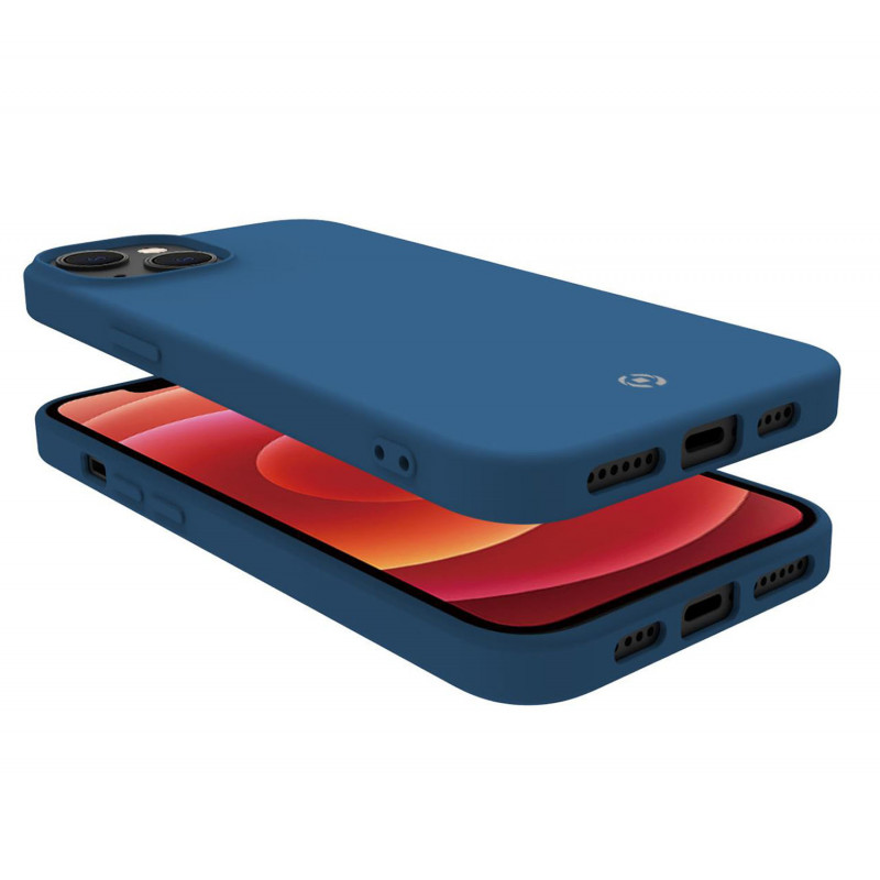 Produktbild för Cromo Soft rubber case iPhone 14 Blå