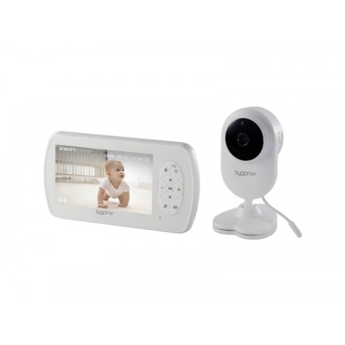 sygonix Sygonix HD Baby Monitor SY-4548738 Babyalarm med kamera Kabe...