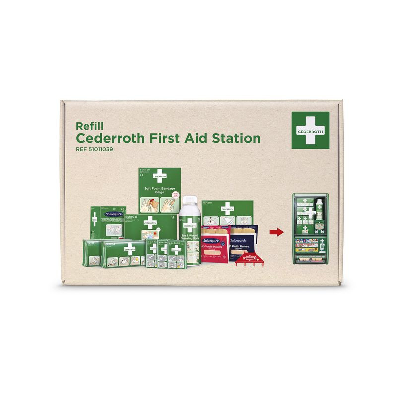 Produktbild för Refill CEDERROTH First Aid Station