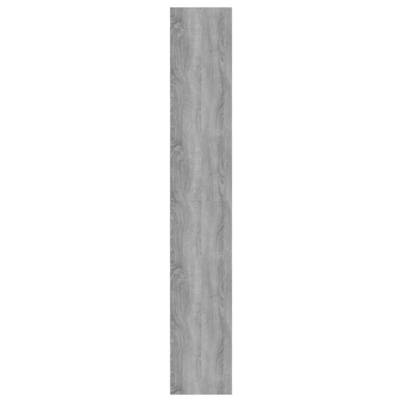 Produktbild för Bokhylla 5 hyllor grå sonoma 80x30x189 cm konstruerat trä