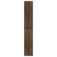 Produktbild för Bokhylla 5 hyllor brun ek 80x30x189 cm konstruerat trä