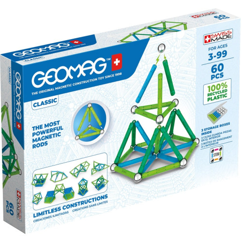 Geomag Geomag Classic GM272, Neodymium magnet toy, 3 År, Multifärg