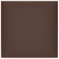Produktbild för Väggpaneler 12 st brun 30x30 cm konstläder 1,08 m²