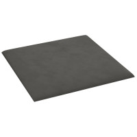 Produktbild för Väggpaneler 12 st mörkgrå 30x30 cm sammet 1,08 m²